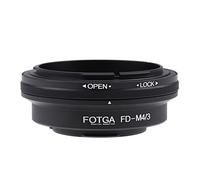 Hersmay Adaptateur de Monture d'objectif FD-M4/3 pour Objectif FD FL vers Micro 4/3 MFT pour Panasonic GX1,GF1,GF2,GF3,GF5, GH4, GH5, GH5s, GX85, GX7 pour Olympus Pen E-P3, Pen-F, E-M5 II, E-M10 II