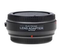 Hersmay Adaptateur d'objectif Pro Autofocus 4/3-M4/3 pour objectif 4/3 43 sur appareil photo M4/3 MFT pour Olympus E-M5 E-M10 III pour PANAS0NIC G9 II G95 G10 G100V G100K GX1 GX7 GX9 GH6 BMPCC MMF3