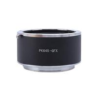 Hersmay Adaptateur PK645 vers GFX compatible avec les objectifs Pentax 645 (PK645) à monture G-Mount pour Fujifilm GFX 50S, GFX 50R, GFX 100, et VG-GFX1