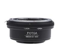 Hersmay Bague d'adaptation pour Objectif Nikon G F AI AIS vers Micro Four Third MFT M4/3 Mount pour Panasonic G3 G10 GF1 GF2 GF3 GH2 GH4 GH5S pour Olympus E-P3 E-PL1 E-PL2 Pen E-M5II E-M10