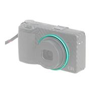 Hersmay Bague d'objectif décorative en métal pour appareil photo Ricoh GR III GRIII GR3 GR3 HDF, remplace le bouchon d'objectif Ricoh GN-1 (vert)