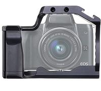 Hersmay EOS M5 / M50 II Cage pour appareil photo Canon EOS M5 M50 M50 Mark II avec vis de fermeture rapide 1/4" 3/8" et sabot froid pour moniteur d'appareil photo, microphone, lumière de remplissage