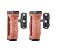 Hersmay Lot de 2 mini poignées latérales universelles pour cage d'appareil photo avec vis 1/4"-20 pour cage d'appareil photo