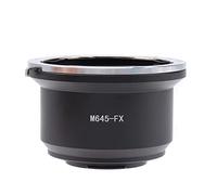 Hersmay M645-FX Bague d'adaptation d'objectif pour MAMIYA M645 sur Monture Fuji X pour Appareil Photo X-E2 E2 M1 M10 A1 A2 A3 X-Pro3 X-E3 X-T4 T10 T20