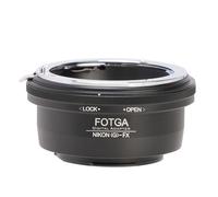 Hersmay Nikkor G-FX Adaptateur d'objectif pour Nikon AI G sur appareil photo Fuji X pour Fujifilm X-Pro1 X-Pro2 X-Pro3 X-E2 X-E3 X-A10 X-T1 X-T2 X-T3 X-T4 X-T10 X-T20 X-T30 X-T30II X-T100 X-H1