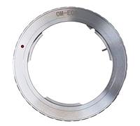 Hersmay Om-EOS Adaptateur de Monture d'objectif Olympus Om pour Canon EOS EF EF-S Mount 1D X, 5D, 6D, 7D Mark II/III/IV,60D, 70D, 77D, 80D, 700D, 750D, 760D, 800D, 1000D, 1200D, 1300D, 4000D