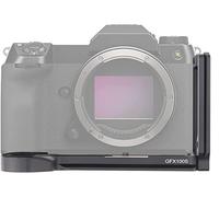 Hersmay Plaque en L pour GFX100S/ GFX50S II - Support Vertical réglable - Support en Forme de L - pour Appareil Photo Fujifilm Fuji GFX100S GFX 100S/ GFX50S II - Compatible avec Arca-Swiss Standard