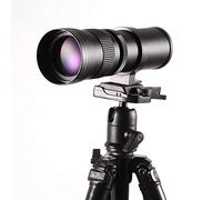 Hersmay Téléobjectif 420-800 mm f/8.3-16 Super téléobjectif Vario MFT pour Panasonic GH4 GH5 GH5s Olympus E-PM1 E-PM2 E-PL1 E-PL2 E-PL3 E-M10 Mark II III Pen-F E-PL8 E-PL9 DSLR Camera