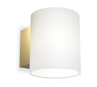 Herstal Applique murale Evoke small Satin brass-verre opale