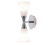 Herstal Applique murale Harlekin duo chrome-blanc