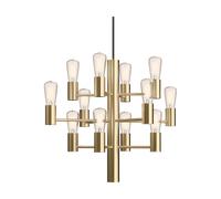 Herstal Chandelier Manola Mini 12 Satin-laiton