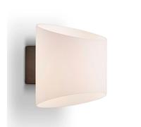 Herstal - Evoke Applique Murale IP44 Oval Anthracite/Opale