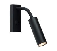 Herstal Lampe murale Pipeline Noir mat. flex