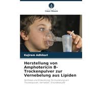 Herstellung von Amphotericin B-Trockenpulver zur Vernebelung aus Lipiden: Synthese und Entwicklung, Formulierung von Trockenpulver, Vernebler, Toxizitätsstudie