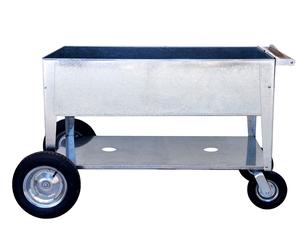 Herstera Bac potager avec roues Urban Garden Swivel, Designer Herstera Garden, 120 cm. Breite mit Griff 130x84x60 cm