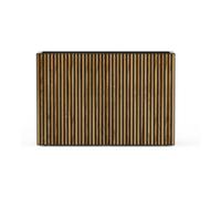 HERSTERA GARDEN, S.L. Herstera Garden Bac à plantes Deco Planter Divider L noir/naturel 40 × 120 × 80 cm Quantité:1