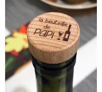 HERSTL Bouchon De Bouteille Réutilisable Personnalisé Bouchon De Vin Personnalisable, Cadeau Amateur De Vin, Bouchons De Bouteilles De Vin De Verdure, Faveurs De Mariage, Faveurs Témoins/Cadeaux/Gift