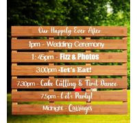 HERSTL Sticker Mariage Palette Personnalisé, Décalcomanie en Vinyle pour Plaque De Mariage sur Palette en Bois，Décalcomanie À L'ordre du Jour Personnalisée, Plaque De Bienvenue De Mariage Bricolage