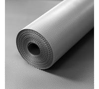 Hersvin 30cmx300cm Tapis Fond de Tiroir Antiderapant Non-adhésif, DIY Tapis de Refrigerateur Placard Etagere Frigo, EVA Plastique Protection pour Meuble Camping, sous Evier Cuisine (Gris Diamant)