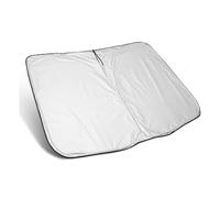 HERTC Pare Soleil Voiture pour Porsche Taycan 2019-2024, Pare-Brise intérieur Parasol Protection Solaire Refroidissement Protection UV,Silver