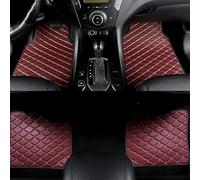 HERTC Voiture Cuir Tapis De Sol, pour BMW Series 1 (2door) E81 2007-2011 Tapis Anti-dérapant Tout Temps Imperméable Haute Qualité,Accessoires Intérieurs,C