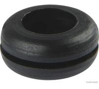 HERTH+BUSS Passage de câble PVC, double Ø : 10 mm, Ø1 : 11,5 mm, Ø2 : 18 mm, H : 8 mm, H1 : 1 mm Remise par pièce, prix par 100 pièces
