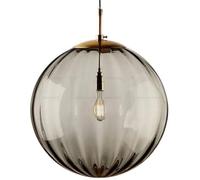 Hertl Abat-jour de lampe à suspension ronde en verre simple, plafonnier à vis E27, lustre de style industriel rétro, luminaires de décoration de salon, chambre à coucher, salle à manger (Color : C,