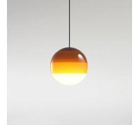 Hertl Abat-jour en verre coloré, éclairage suspendu, lanterne sphérique progressive, lustre créatif, décoration d'hôtel, lampe suspendue, support de lampe en métal simple, lampe de plafond, luminaire