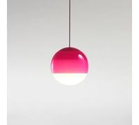 Hertl Abat-jour en verre coloré, éclairage suspendu, lanterne sphérique progressive, lustre créatif, décoration d'hôtel, lampe suspendue, support de lampe en métal simple, lampe de plafond, luminaire