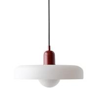 Hertl Grande suspension en verre dépoli blanc nordique moderne cuisine moderne luminaires suspendus sur l'île Boho lustres de plafond côtiers for chambre à coucher salle à manger bar hall d'entrée (C