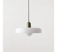 Hertl Grande suspension en verre dépoli blanc nordique moderne cuisine moderne luminaires suspendus sur l'île Boho lustres de plafond côtiers for chambre à coucher salle à manger bar hall d'entrée (C