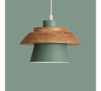 Hertl Lampe suspendue simple en métal jaune/lampe de bureau française à suspension E27, diamètre de la douille 7,8 ", lustres de table de chevet, table à manger, entrée, bibliothèque, centre commerc