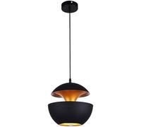 Hertl Luminaires de lustre de style industriel nordique, abat-jour de lampe suspendue en métal à vis E27, suspension de plafond encastrée, lampes décoratives de balcon de chambre à coucher de salon (