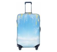 HERTqwop Ice and Snow World Housse de protection anti-rayures pour bagages de 45,7 à 81,3 cm, Noir , S