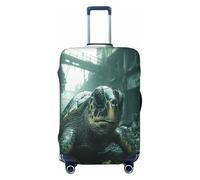 HERTqwop The Tragedy of The Environment Housse de protection anti-rayures pour bagages de 45,7 à 81,3 cm, Noir , L