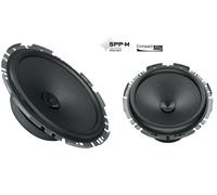 Hertz C 165 F - Paire de woofers Ultra-Minces Voiture 165 mm 180W - Haut-parleurs Graves Profil Plat puissants pour Installation discrète en Emplacement d’Origine