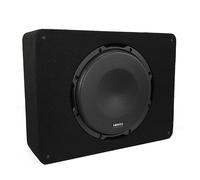Hertz CBA 250 - Subwoofer amplifié 250 mm en Caisson Bass-Reflex, 500W Peak, ampli Classe AB intégré avec Grille de Protection
