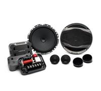 Hertz CK 165 F - Kit Audio 2 Voies avec woofer Slim 165 mm, Tweeter 26 mm, filtres et grilles, 270W pour Installation compacte