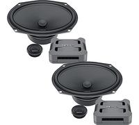 udison APK 690 - Kit 2 Voies Séparées Hi-End 6x9 300W Max, Woofer + Tweeter + Filtre Passif - Audio Haute Fidélité pour Voiture - Son Puissant et Détaillé