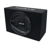 Hertz DBX 25 Subwoofer en Caisson Clos 250 mm 600W avec Woofer à Longue Excursion, Charge Close, Réponse 30 Hz, MDF Haute Densité, Impédance 4 Ohms, Noir