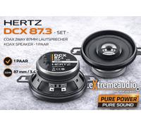 HERTZ DCX 87.3 SET COAXIAL 2Way 87mm SPEAKER haut-parleurs 1 PAIRE NEUF