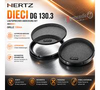 HERTZ DG 130.3 - SET GRILLE 130mm haut-parleur grill, couvercle 13cm NEUF