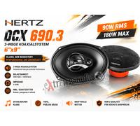 Hertz Dieci DCX 690.3 - Système coaxial 3 voies 6x9 DCX690.3 SET COAX 3Way...