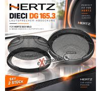 Hertz Dieci DG 165.3 - 16,5 cm cache haut-parleur LOT GRILLE 165mm 1 paire