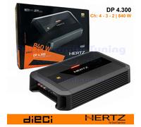 Hertz Dp 4.300 Amplificateur A 4 Chaînes 840W En classe AB Série Dix Power