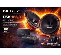 Hertz Haut-parleurs de voiture DSK DV165.3 16,5 cm encastrés Kickbass woofer