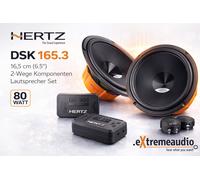 Hertz DSK165.3 Dieci 16,5 cm 2 voies composants système haut-parleurs set...