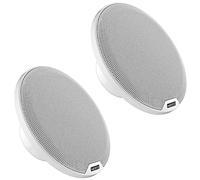 Hertz Hex 6.5 C-W Paire de Haut-parleurs coaxiaux Marine 2 Voies 16,5 cm | IP65, 6,5 pouces, 100 W crête, 50 W RMS, 4 ohms, 88 dB, grille Classic blanche, résistants aux UV et au brouillard salin