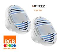 Hertz HMX 6.5-LD-TW MARINE COAX RGB LED SET bateaux marine haut-parleurs exté...