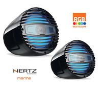 Hertz HTX 8 M-FL-C MARINE TOWER COAX 8'' FLAT Noir Marine / Extérieur 1 PAIRE